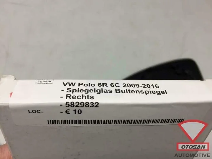 vw-polo-6r-6c-spiegelglas-spiegel-glas-rechts-nieuw!-5829832 — foto 3