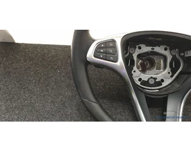 leder-stuurwiel-w205-cklasse-mercedes-0005605003-flippers-stuurwielbediening-origineel-gebruikt-2015-2020 — foto 5