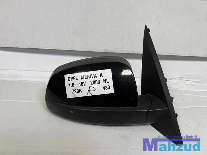 opel-meriva-a-rechts-spiegel-zwart-z20r-20032010 — foto 2