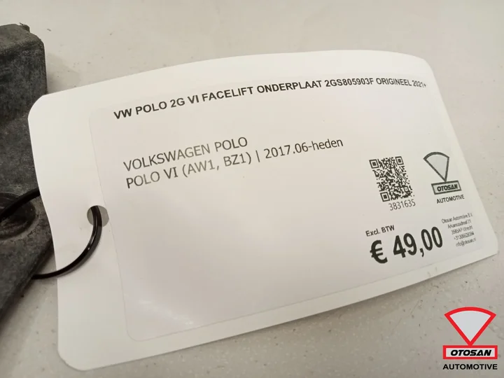 vw-polo-2g-vi-facelift-onderplaat-2gs805903f-origineel-2021 — foto 3