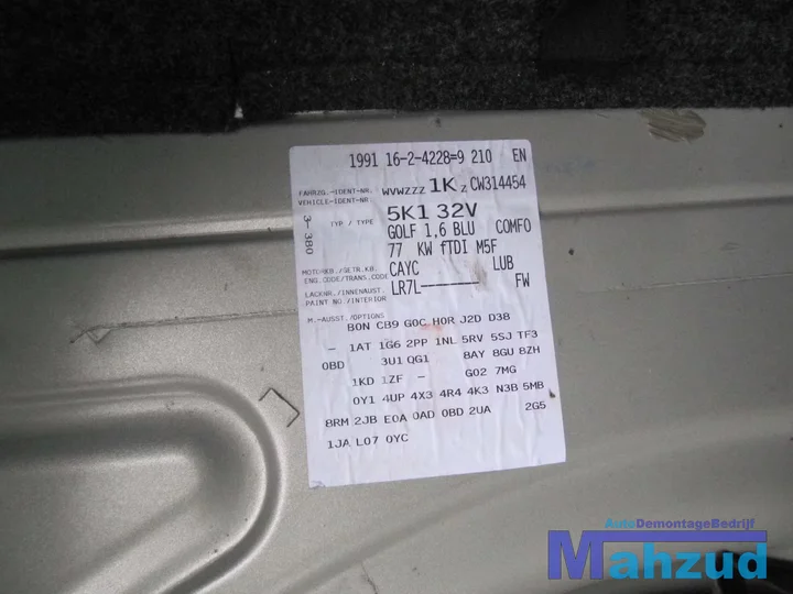 2012-volkswagen-golf-6-16-tdi-demontage-sloop-124 — foto 14