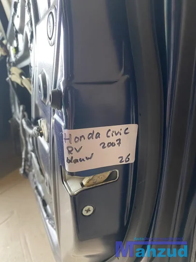 honda-civic-8-fd-fa-blauw-rechts-voor-deur-portier — foto 6