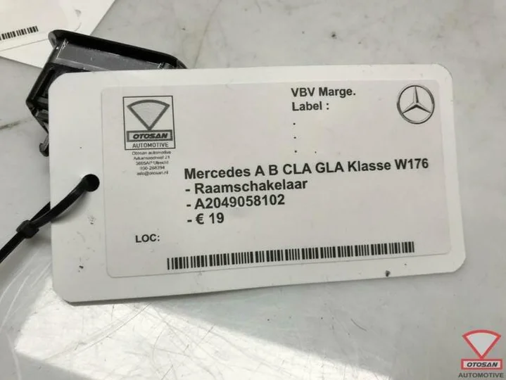 mercedes-a-b-c-cla-gla-w176-w246-raamschakelaar-a2049058102 — foto 2