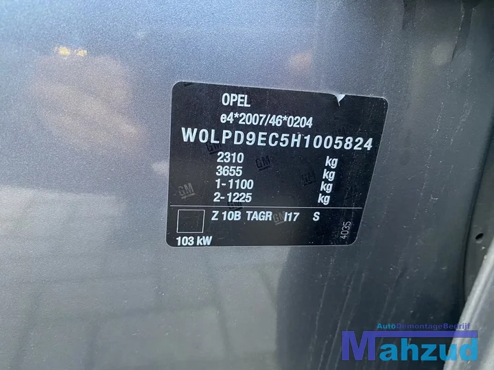 2016-opel-zafira-c-14-turbo-a14net-b14net-z10b-demontage-onderdelen — foto 27