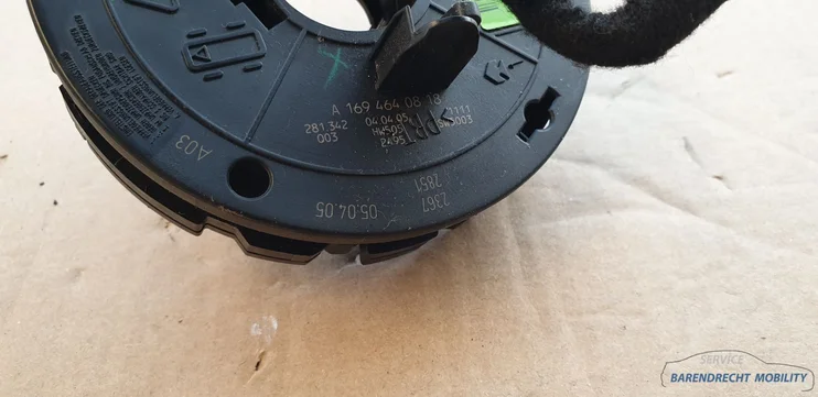 sleepring-airbag-stuurhoeksensor-w169-a-klasse-mercedes-b-klasse-w245-1694640818-origineel-gebruikt-2005-2011 — foto 3