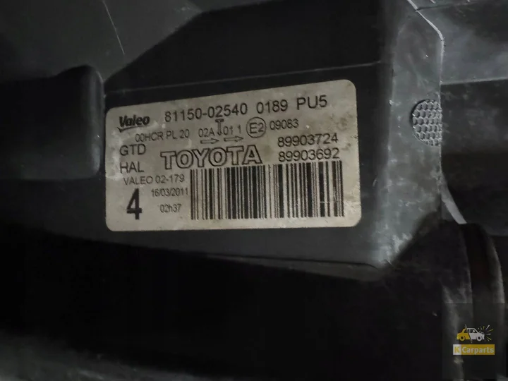 8115002540-toyota-auris-i-linkerlamp-rechts-lift-europa — foto 7