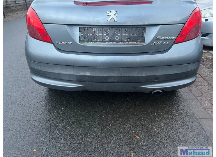 PEUGEOT 207CC Graue KTHC Heckstoßstange 2007-2012