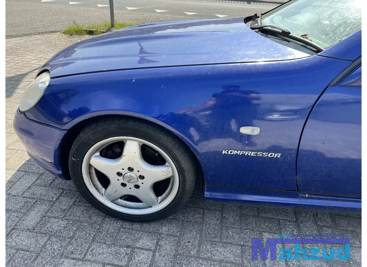 MERCEDES SLK R170 Blauw 352 links voorscherm 1996-2004