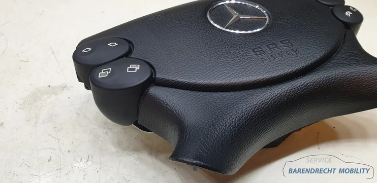 mercedes-w209-w463-r230-w211-w219-leer-leder-zwart-stuur-airbag-stuurairbag-2304600198-clk-sl-cls-e-g-klasse-2002-2003-2004-2005-2006-2007-2008-2009-gebruikt-barendrecht-mobility-service — foto 4