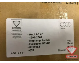 audi-a6-4b-1997-2004-koplamp-rechts-h7-h1-halogeen-nieuw!-03 — foto 3