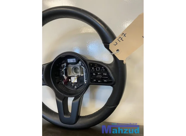 mercedes-a-klasse-w177-zwart-leer-stuurwiel-stuur-2018