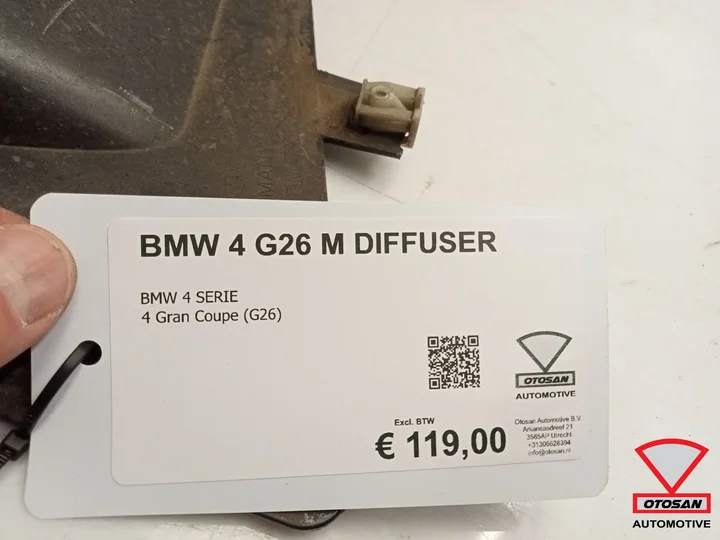 bmw-4-serie-g26-gand-coupe-m-diffuser-achterbumper-origineel — foto 6