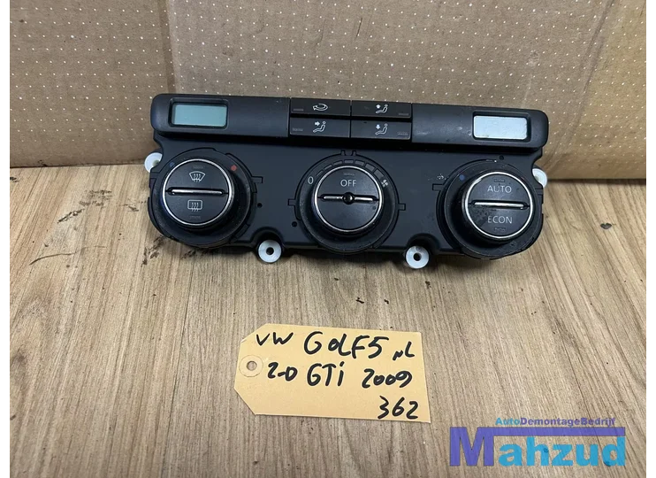 VW GOLF 5 Kachel airco clima controle bedieningspaneel 2003-2009