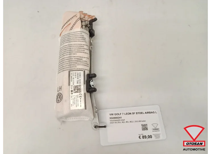VW Golf 7 Seat Leon 5F Stoel Airbag Links 5G0880241