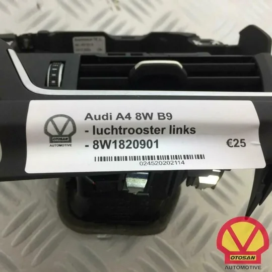 audi-a4-8w-luchtrooster-links-dashboard-8w1820901 — foto 2