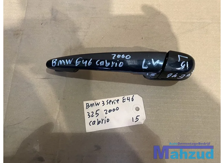 BMW 3 SERIE E46 Deurgreep deurhendel zwart 303/9