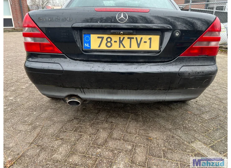 MERCEDES SLK R170 Zwart 197 achterbumper 1999-2000