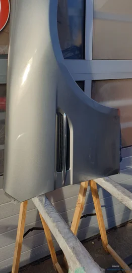 spatbord-r172-mercedes-slk-klasse-rechts-792-palladium-silver-voorscherm-origineel-gebruikt-2011-2019 — foto 3