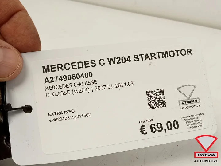 mercedes-c-klasse-w204-startmotor-a2749060400 — foto 2