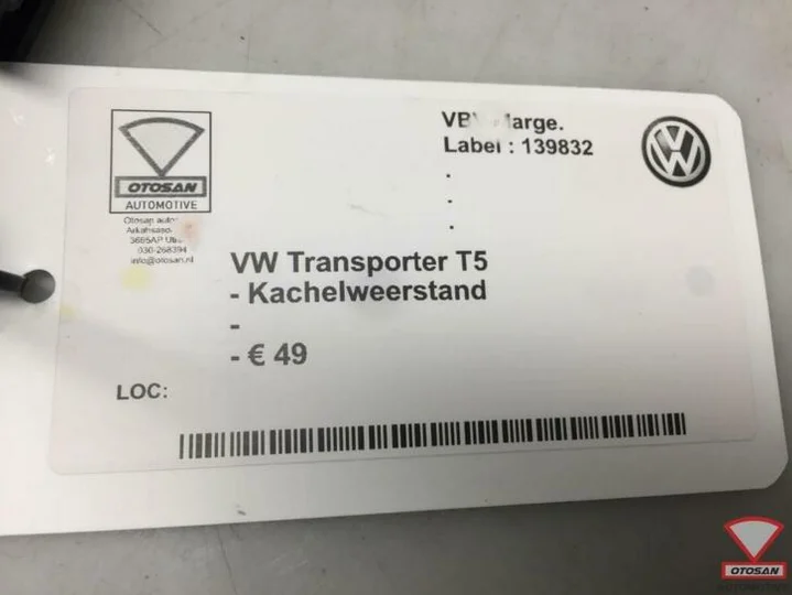vw-transporter-t5-kachelweerstand — foto 2