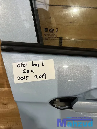 opel-karl-blauw-g54-rechts-voor-deur-portier-20152019 — foto 2