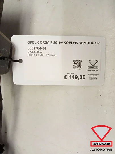 opel-corsa-f-2019-koelvin-ventilator-500178404 — foto 7