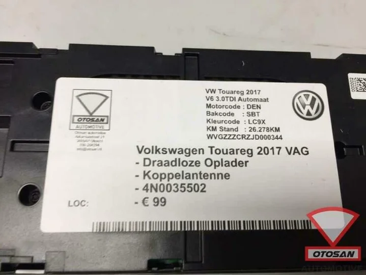 vw-touareg-2017-draadloos-oplader-koppelantenne-4n0035502 — foto 2