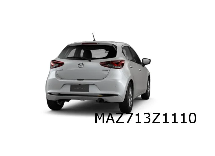 mazda 2 facelift achterbumper bumper DHM150221DBB