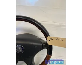 mercedes-slk-r170-hout-stuurwiel-stuur-met-airbag-9604 — foto 5