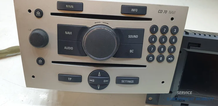 cd70-navigatie-radio-systeem-opel-astra-h-zafira-b-gmgehu4c541-headunit-navi-origineel-gebruikt-2004-2011 — foto 2