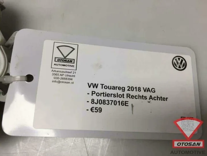 vw-touareg-2018-vag-portierslot-rechts-achter-8j0837016e — foto 3