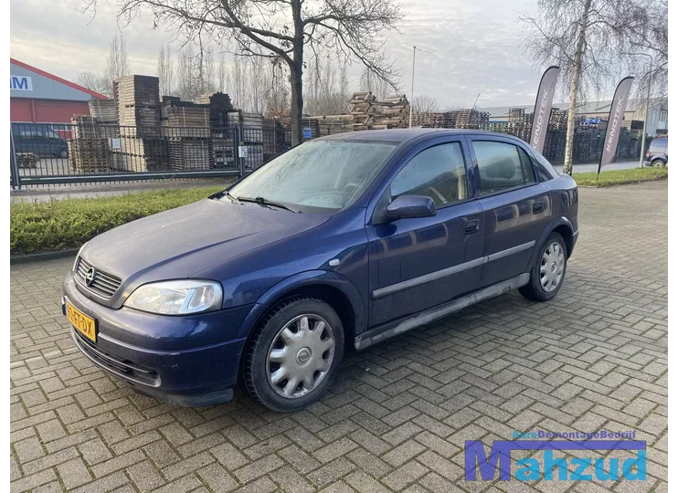 Opel Astra G 5 deurs compleet interieur stof voorstoel bank