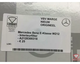mercedes-c-klasse-w204-interieurfilter-nieuw!-a2128300318-or — foto 2