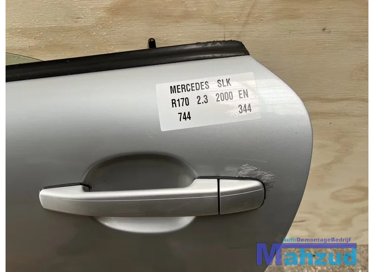 mercedes-slk-r170-facelift-zilver-744-rechts-voor-deur-20002004