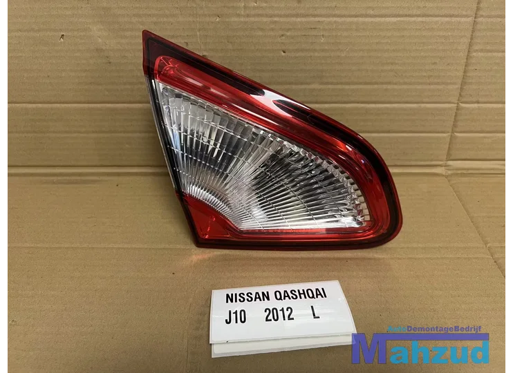 NISSAN QASHQAI J10 Links binnen achterlicht 2007-2014