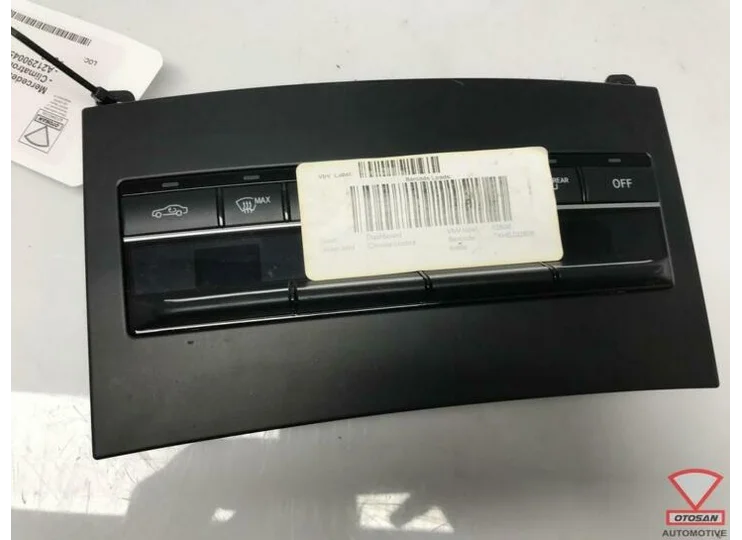 mercedes e class w212 climatronic panel a2129004525