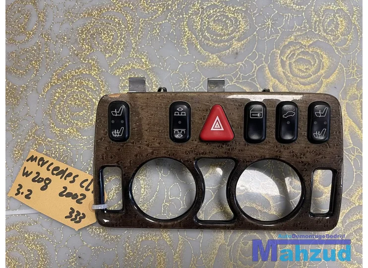 MERCEDES CLK W208 Middenconsole schakelaar hout dashboard deel