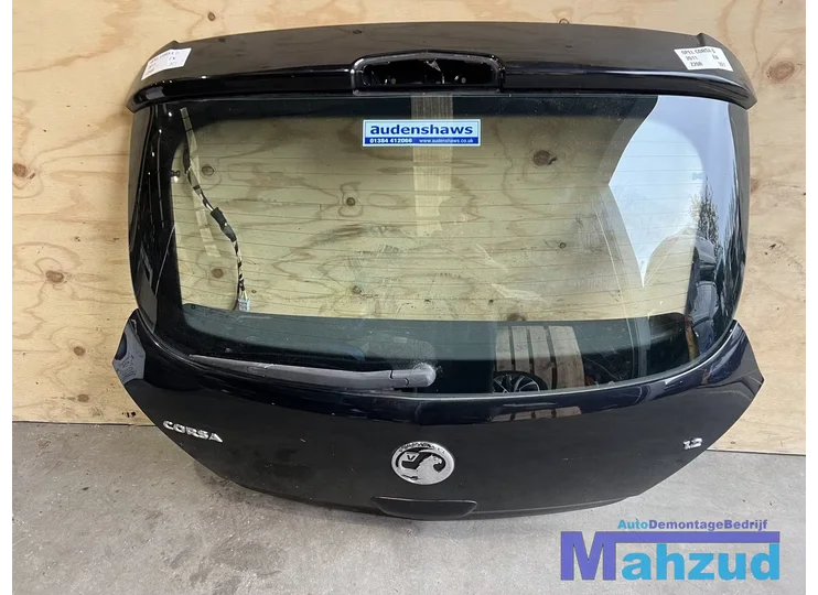 OPEL CORSA D Zwart Z20R Achterklep 3 deurs 2006-2014