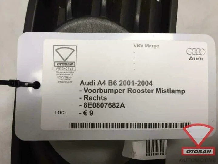 audi-a4-2001-2004-voorbumper-rooster-rechts-8e0807682a — foto 3