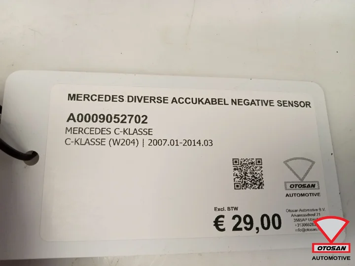 mercedes-diverse-accukabel-negative-sensor-a0009052702 — foto 2