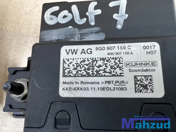 vw-golf-7-14-gte-hybrid-motorgeluid-module-5g0907159c — foto 3