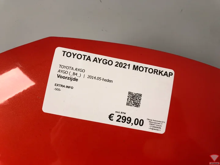 Toyota Aygo 2021 Motorkap Origineel! — foto 5