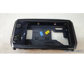 display-navigatie-behuizing-peugeot-208-9672846077-frame-origineel-gebruikt-2012-2018 — foto 2
