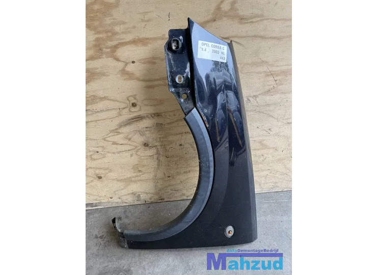 OPEL CORSA C zwart links voorscherm zijscherm 2000-2005