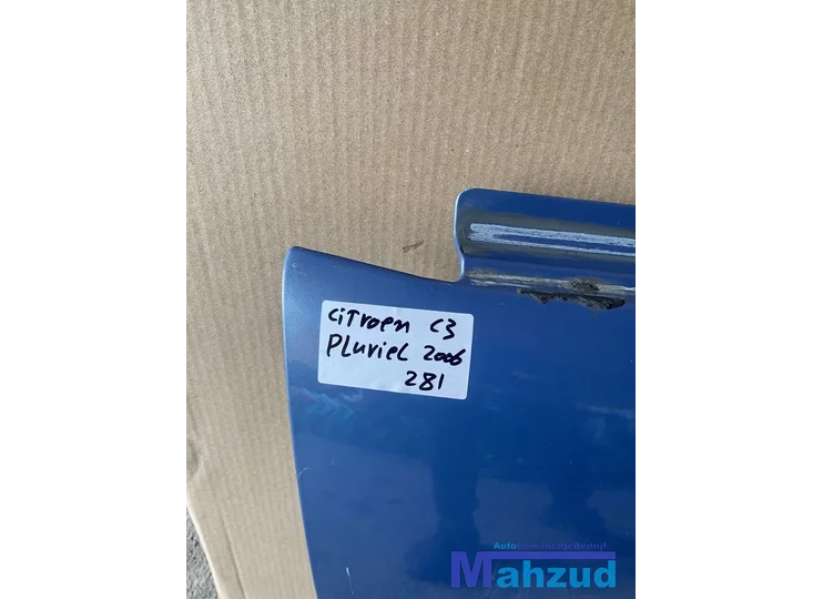 citroen-c3-pluriel-blauw-achterklep-achterdeur-compleet