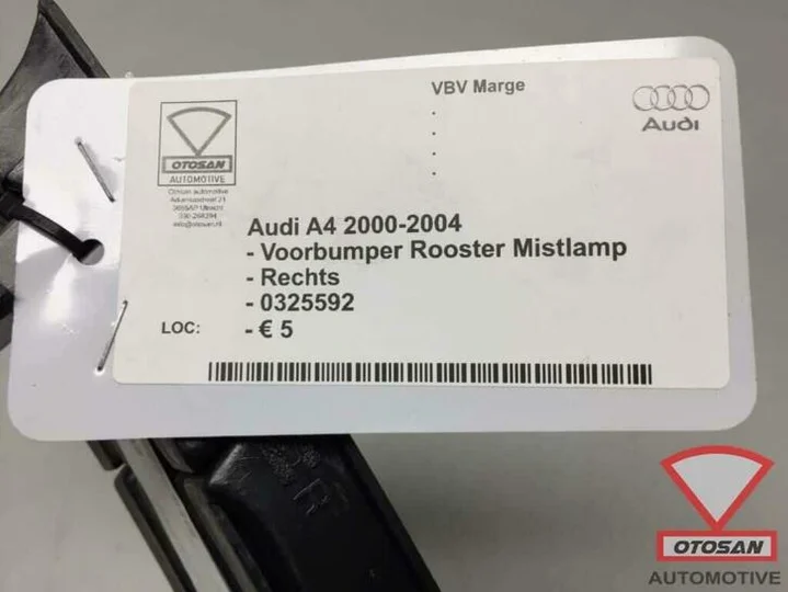 audi-a4-00-04-voorbumper-rooster-rechts-nieuw!-0325592 — foto 2