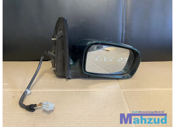 HONDA CIVIC 7 hatchback Groen rechts spiegel buitenspiegel 2000-2005
