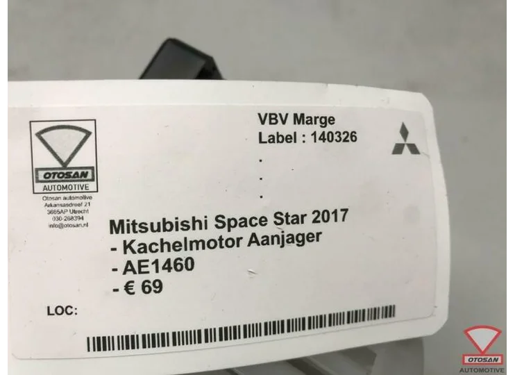 Mitsubishi Space Star 2017 Kachelmotor Aanjeger AE1460