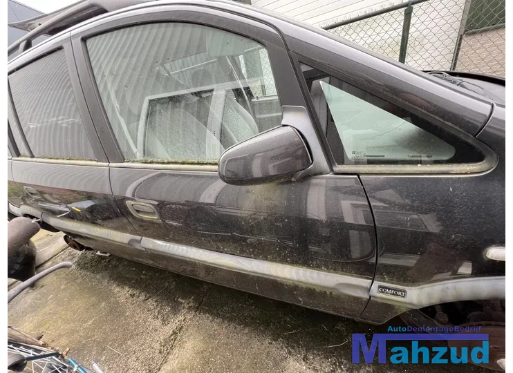 OPEL ZAFIRA A Zwart Z298 rechts voor deur portier 1999-2005