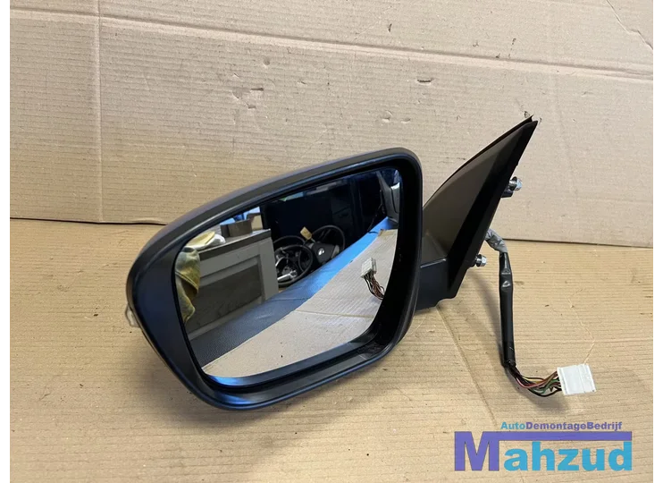 NISSAN QASHQAI J11 blauw links spiegel met camera 2013-2021
